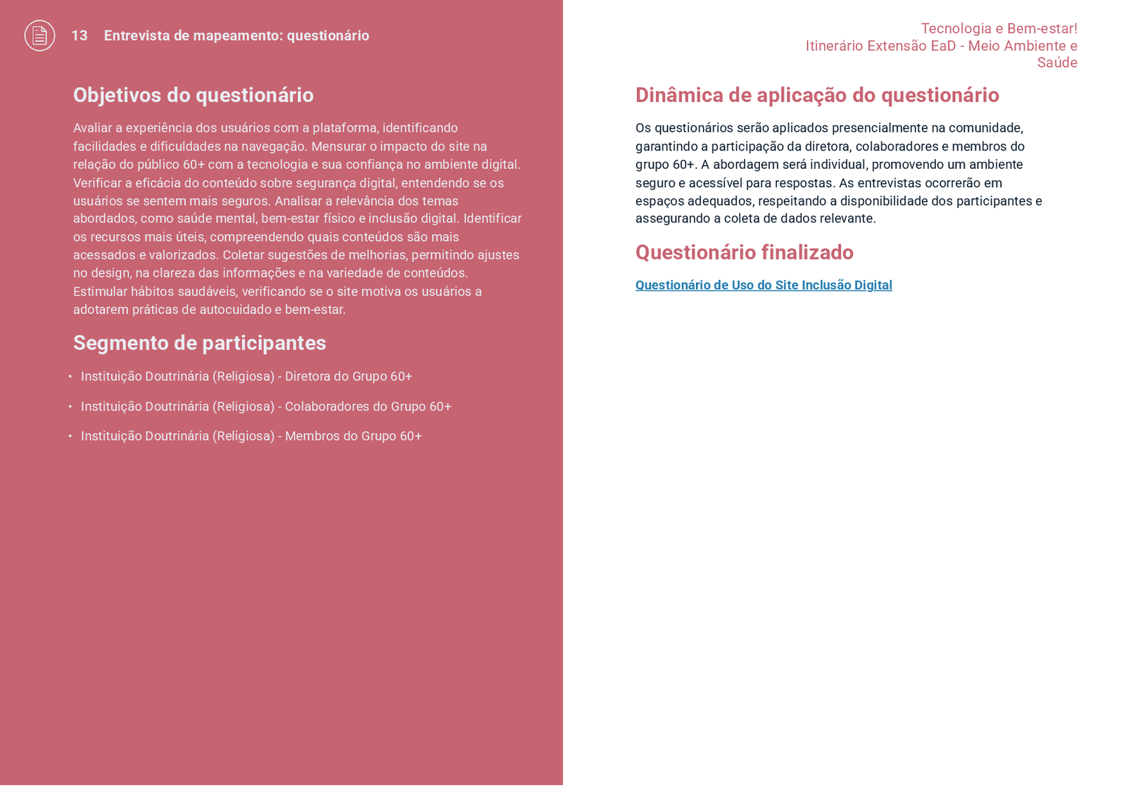 Tecnologia e Bem-estar13