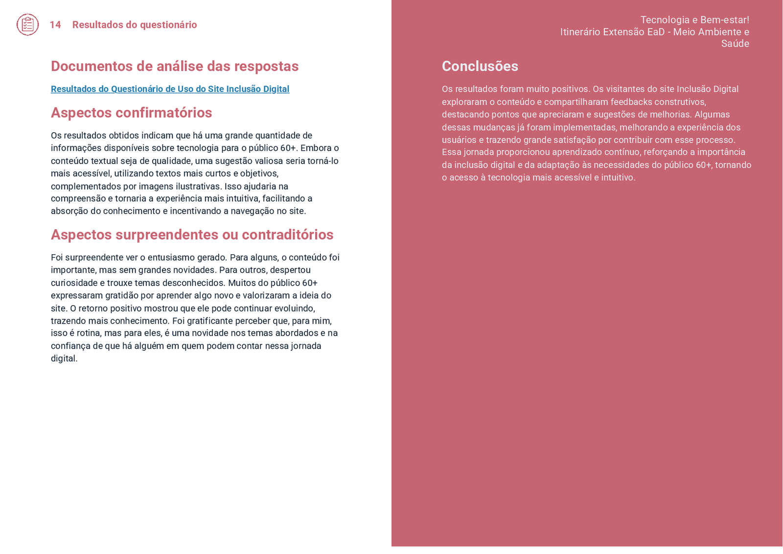 Tecnologia e Bem-estar14